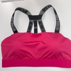 Victoria Sports Bra padded size med hot pink